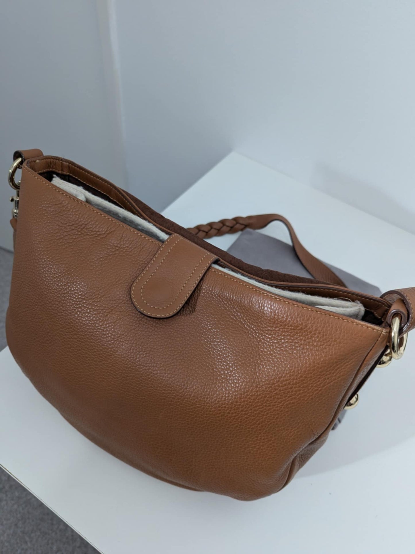 Mulberry Medium Daria Satchel in Oak