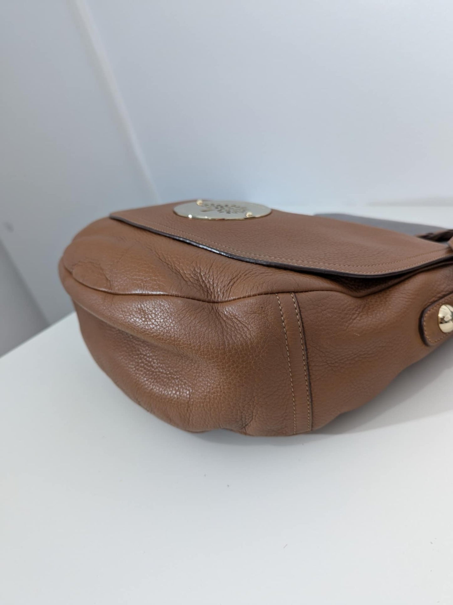 Mulberry Medium Daria Satchel in Oak