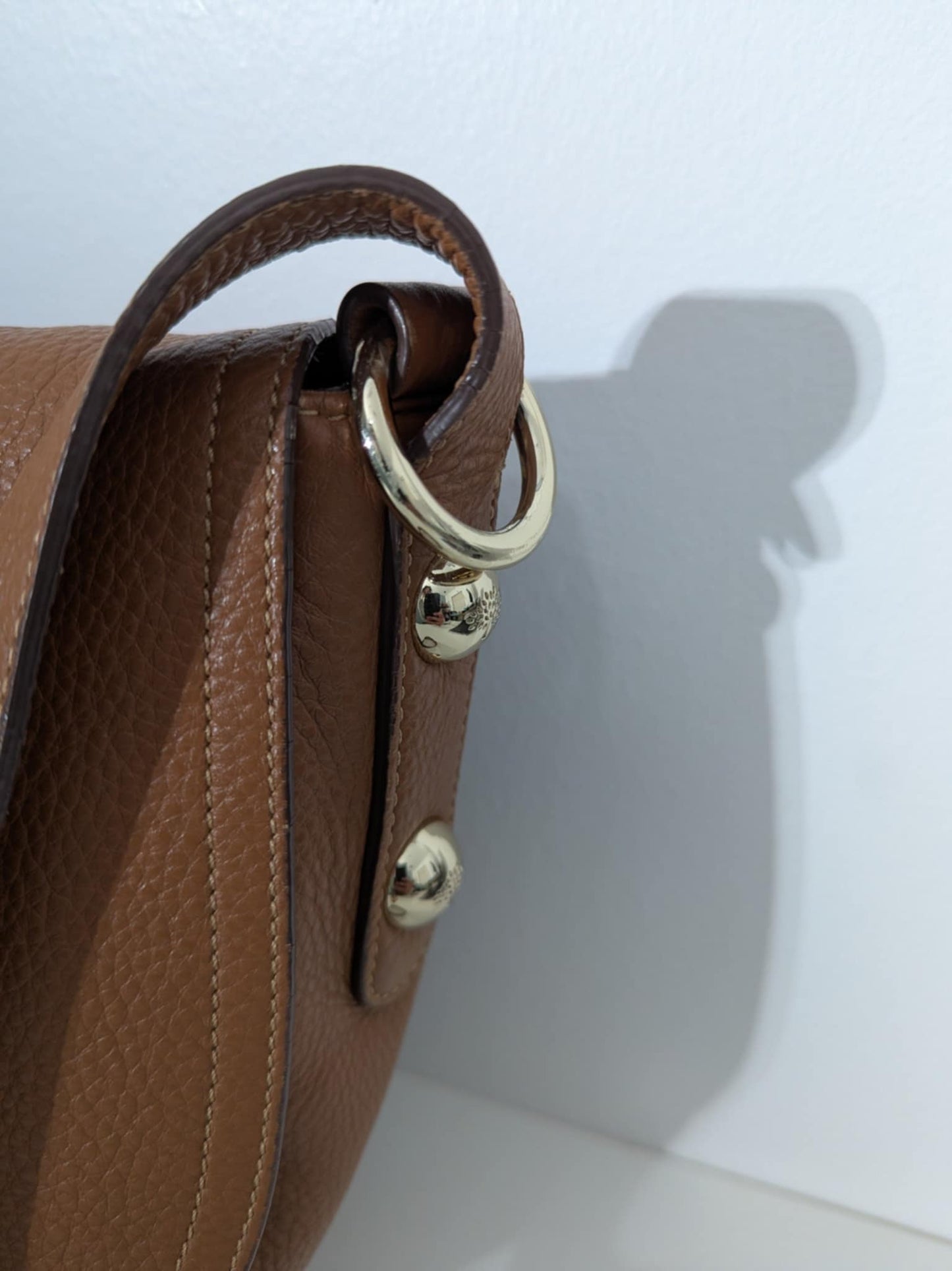 Mulberry Medium Daria Satchel in Oak