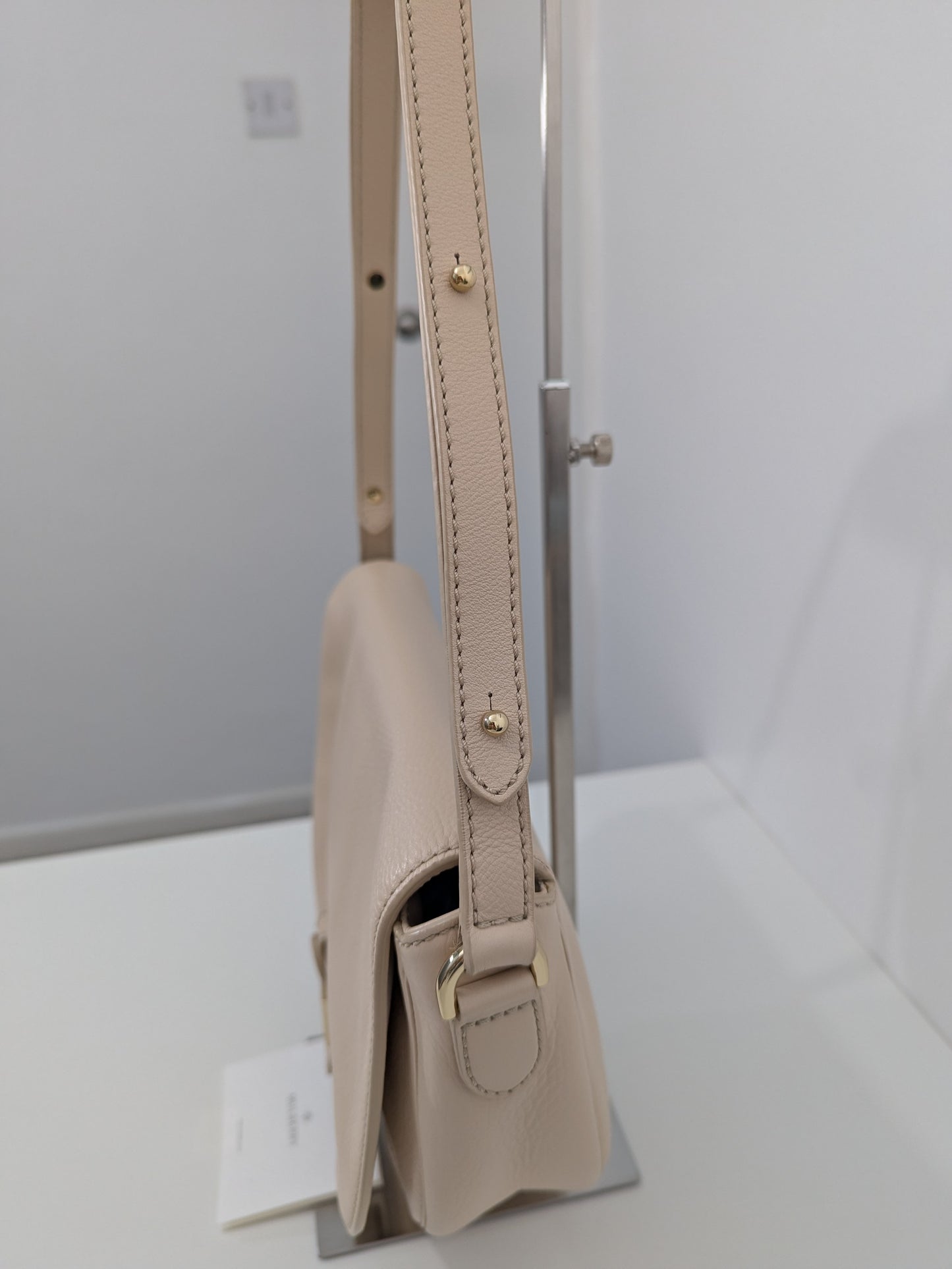 Mulberry Tessie Satchel in Buttercream, Leather,  shoulder/ crossbody bag